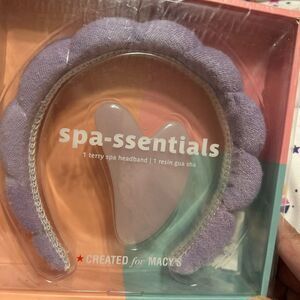 NWT/ NIB Spa- Ssentials Purple Terry Spa Headband